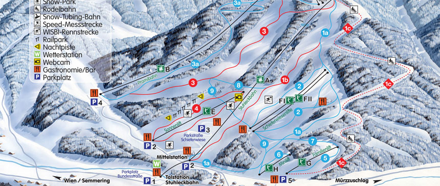 Ski mapa Stuhleck