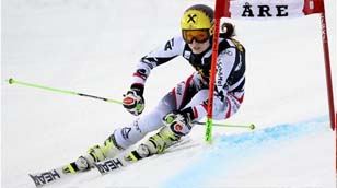 Are obrovský slalom Anna Fenninger