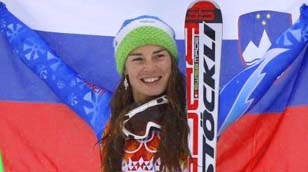 ZOH obrovský slalom ženy Soči, Tina Maze