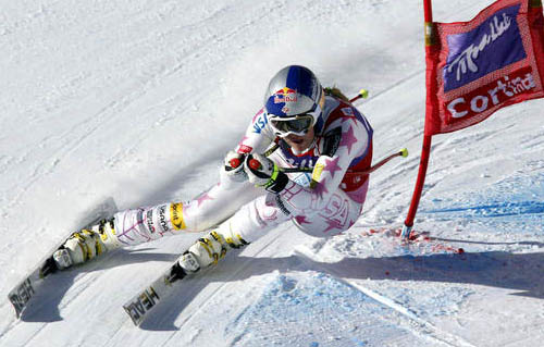 Svetový pohár v lyžovaní Cortina d'Ampezzo Lindsey Vonn